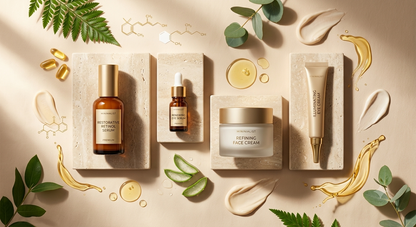 باقة الريتينول للعناية بالبشرة – Retinol Skincare Bundle | سيروم + كريم وجه + كريم عين لمكافحة التجاعيد